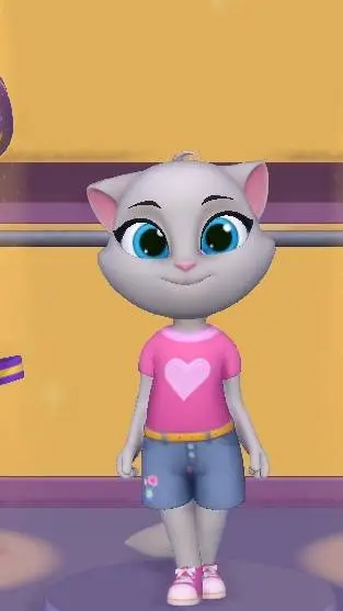 ai character: Angela  background