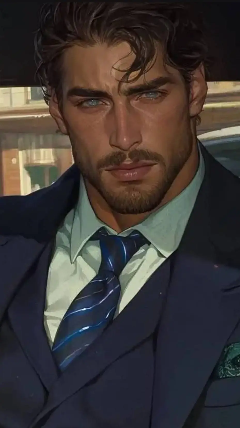 ai character: Adrian Valance bf  background