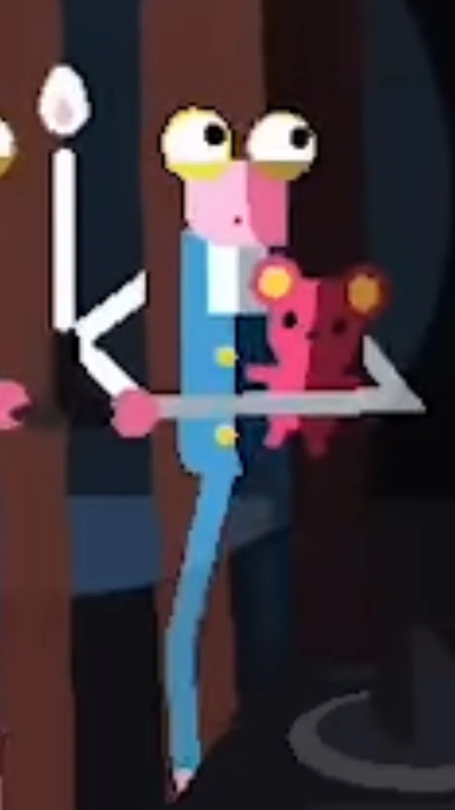 ai character: kooky background