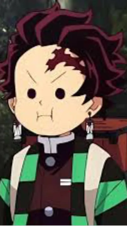 ai character: Tanjiro kamado background
