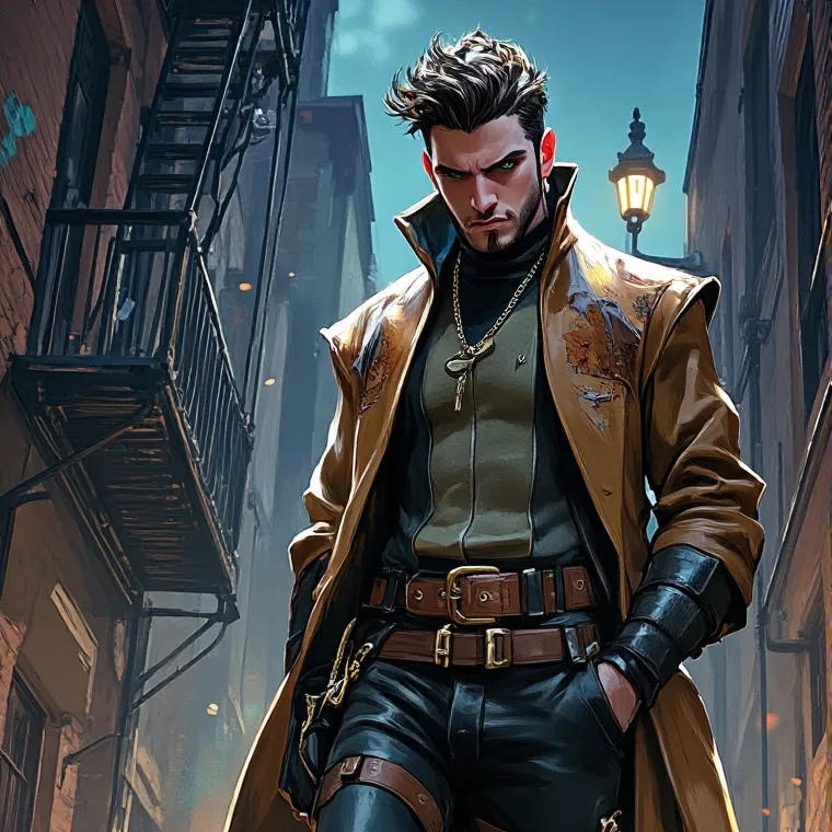 chat with ai character: Sideburns 