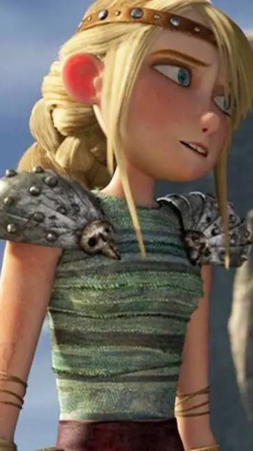 ai character: astrid  background