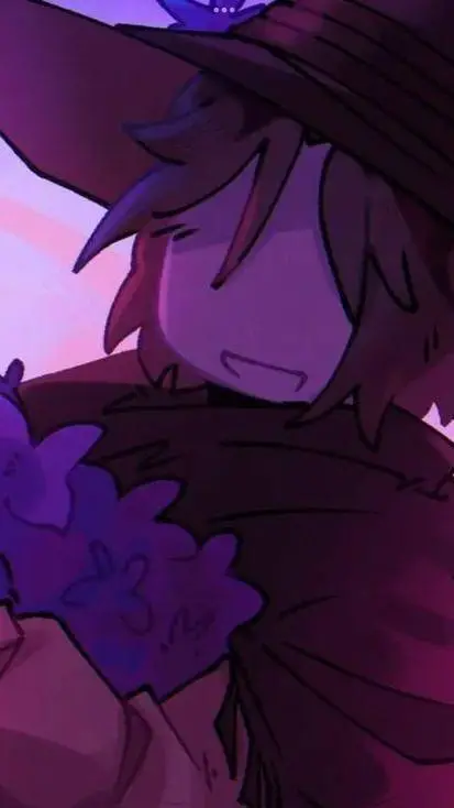 ai character: azure background