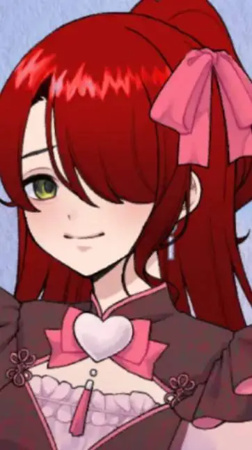 ai character: Flower background
