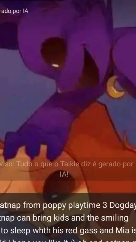 ai character: CATNAP X DOGDAY  background