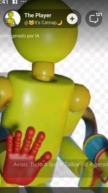 ai character: PLAYER background