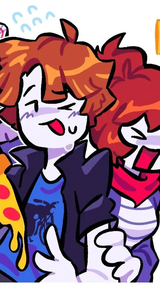 ai character: bacon x bacon girl background