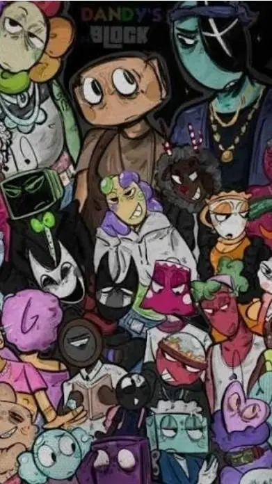 ai character: ◇Dandy's block¤ background