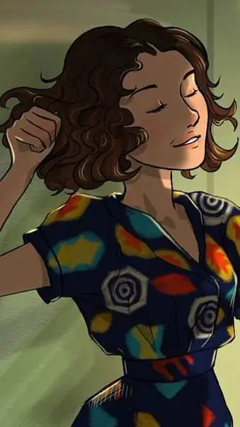 ai character: STANGER THINGS background