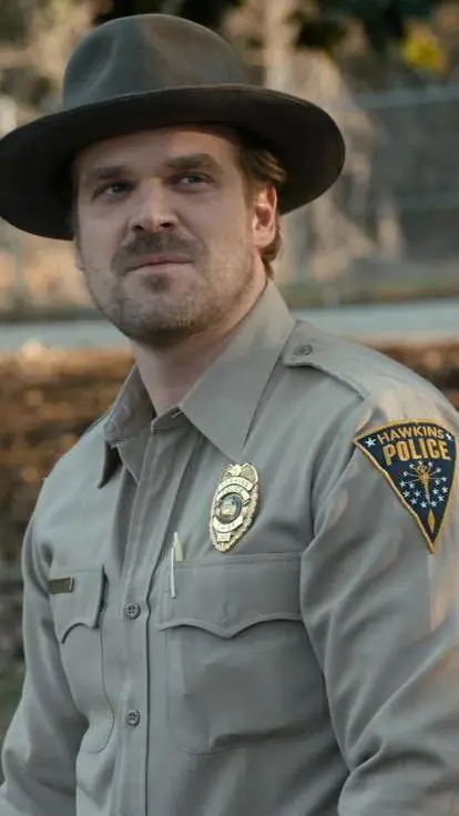 ai character: Stranger things background