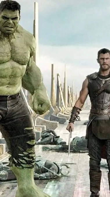 ai character: Thor vs hulk  background