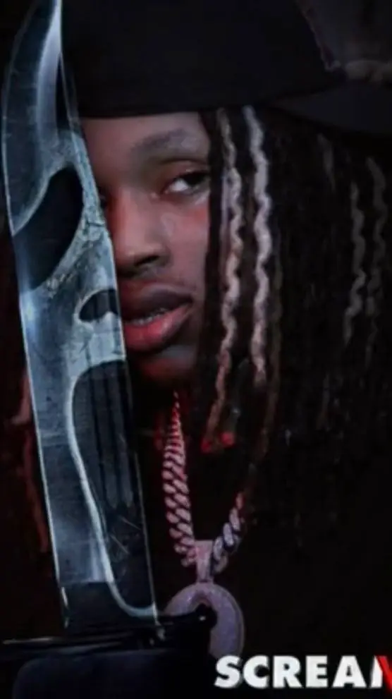 ai character: king von vs ghost  background