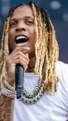 ai character: lil Durk  background