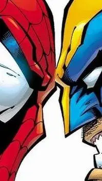 ai character: spiderman vs wolve background