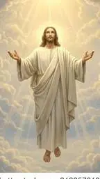 ai character: Jesus  background