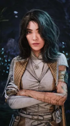 ai character: Lune background