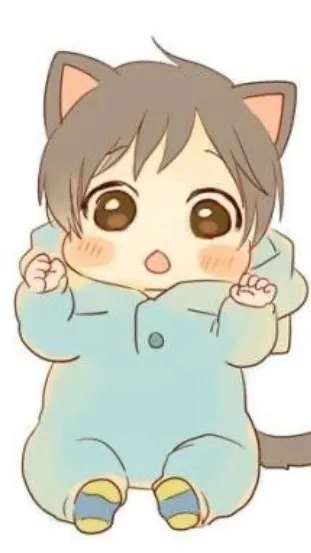 ai character: Bebe neko background