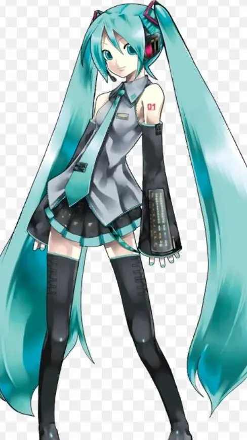 ai character: Miku background