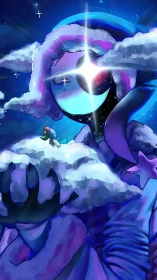 ai character: Astro...Zzz background