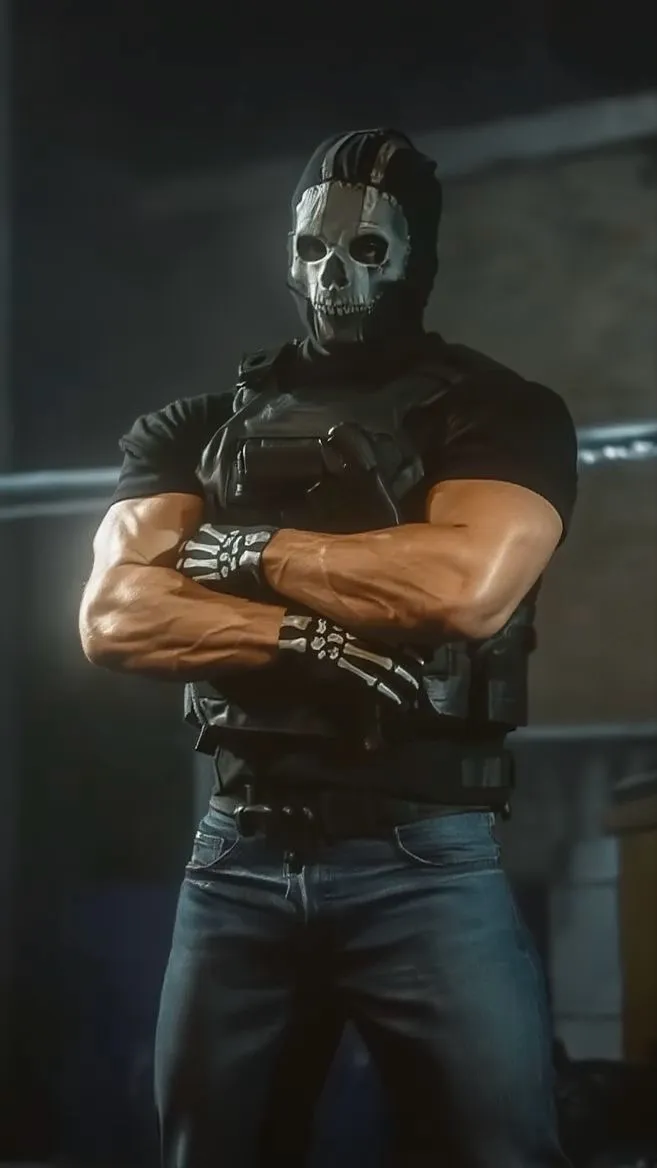 ai character: Simon Ghost Riley background
