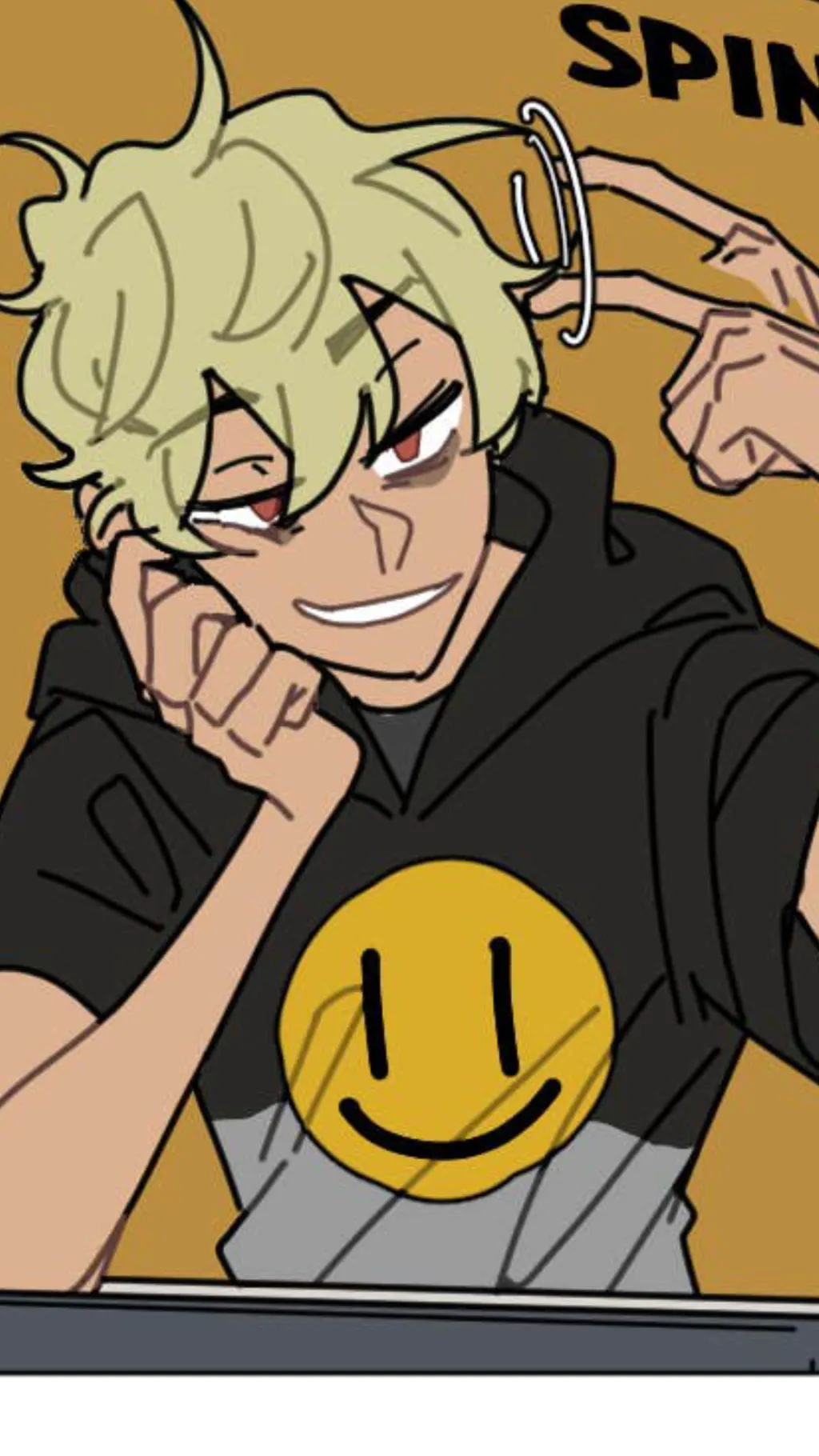 ai character: Aiden  background