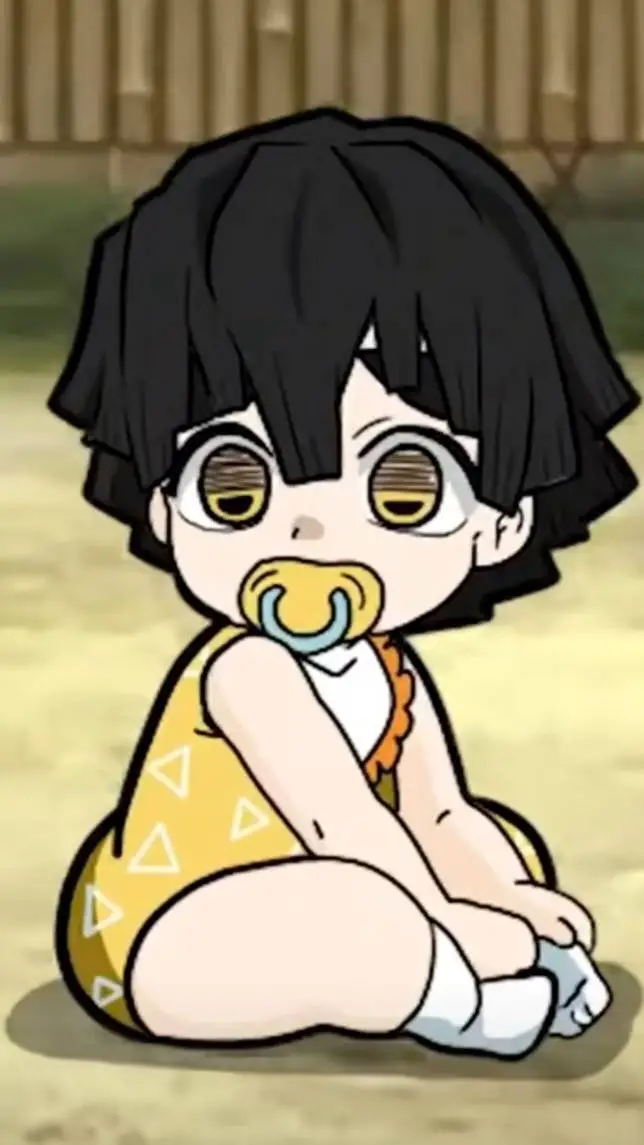 ai character: BABY ZENITSU  background