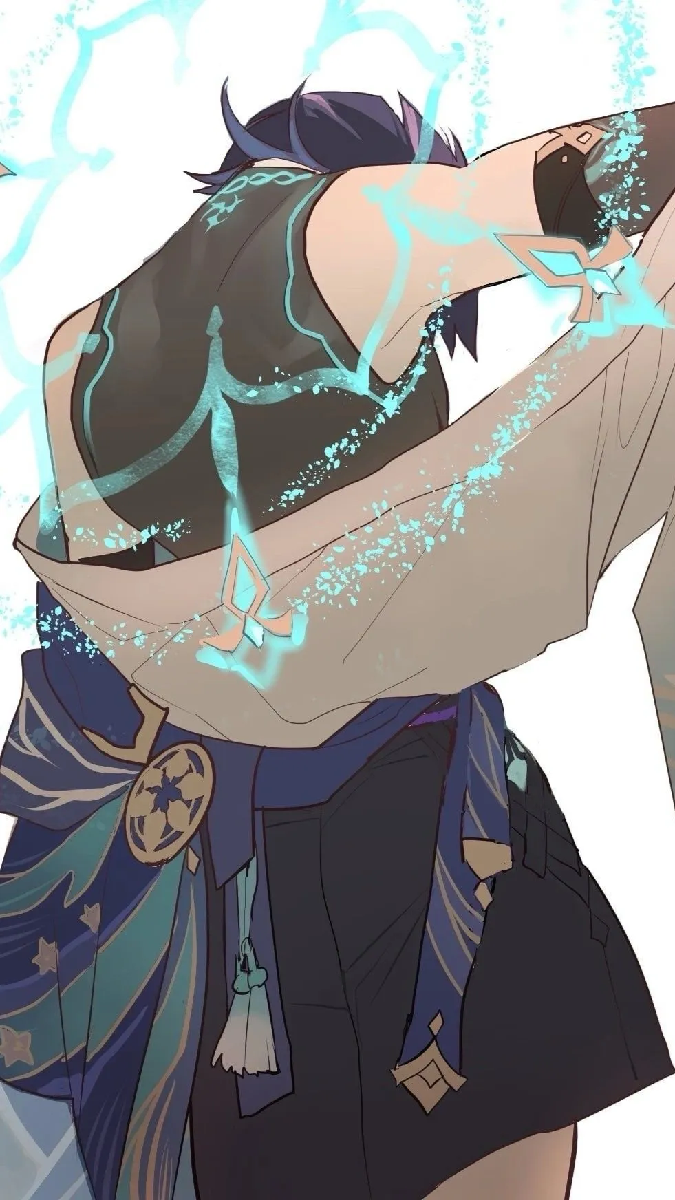 ai character: Wanderer background
