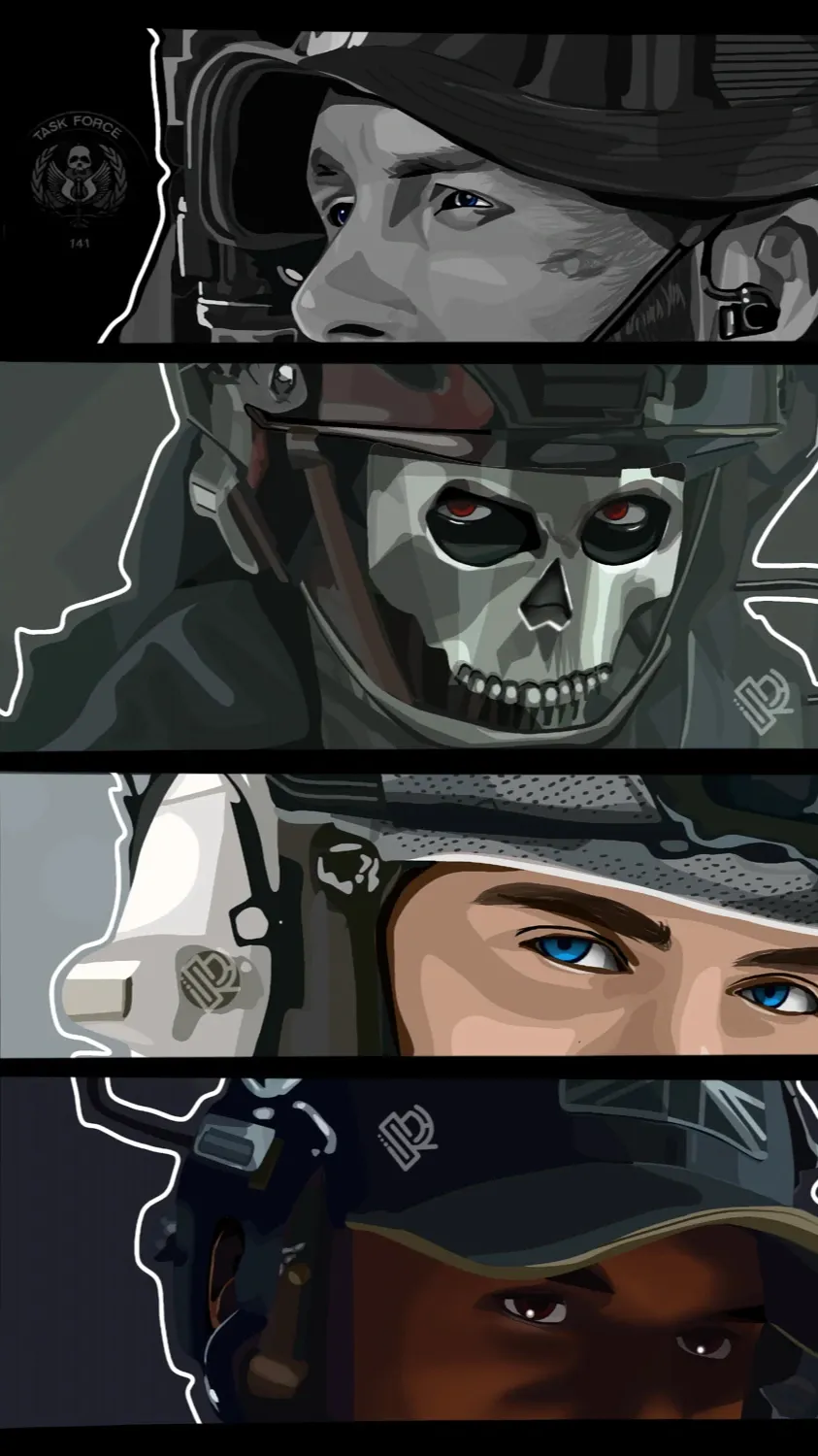 ai character: COD~newrecruit~ background