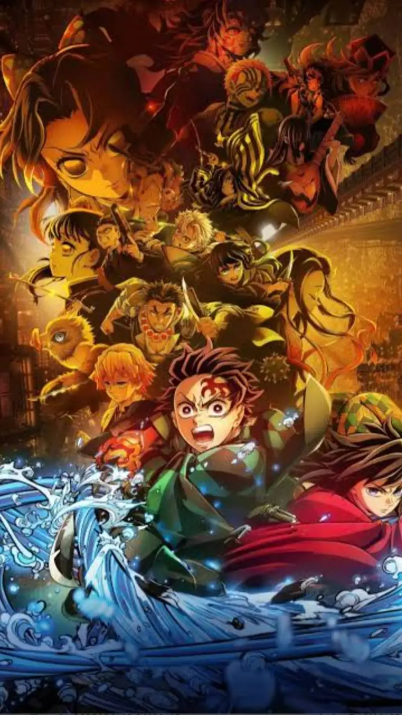 ai character: kimetsu no yaba  background