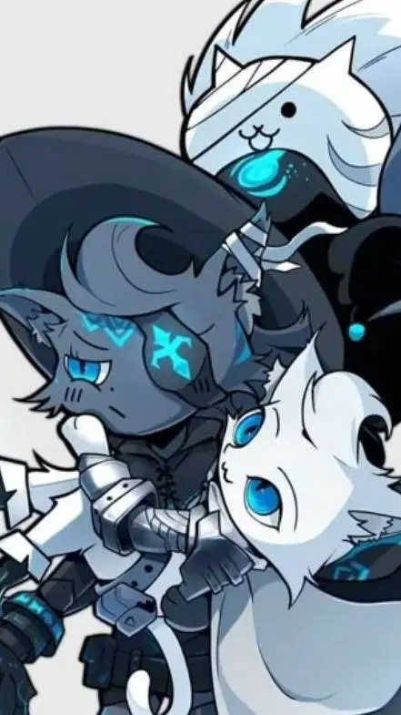 ai character: Guardianes felinos background