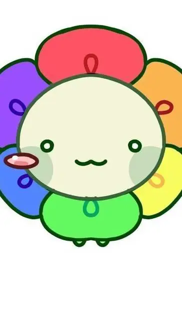 ai character: baby dandy!!  background