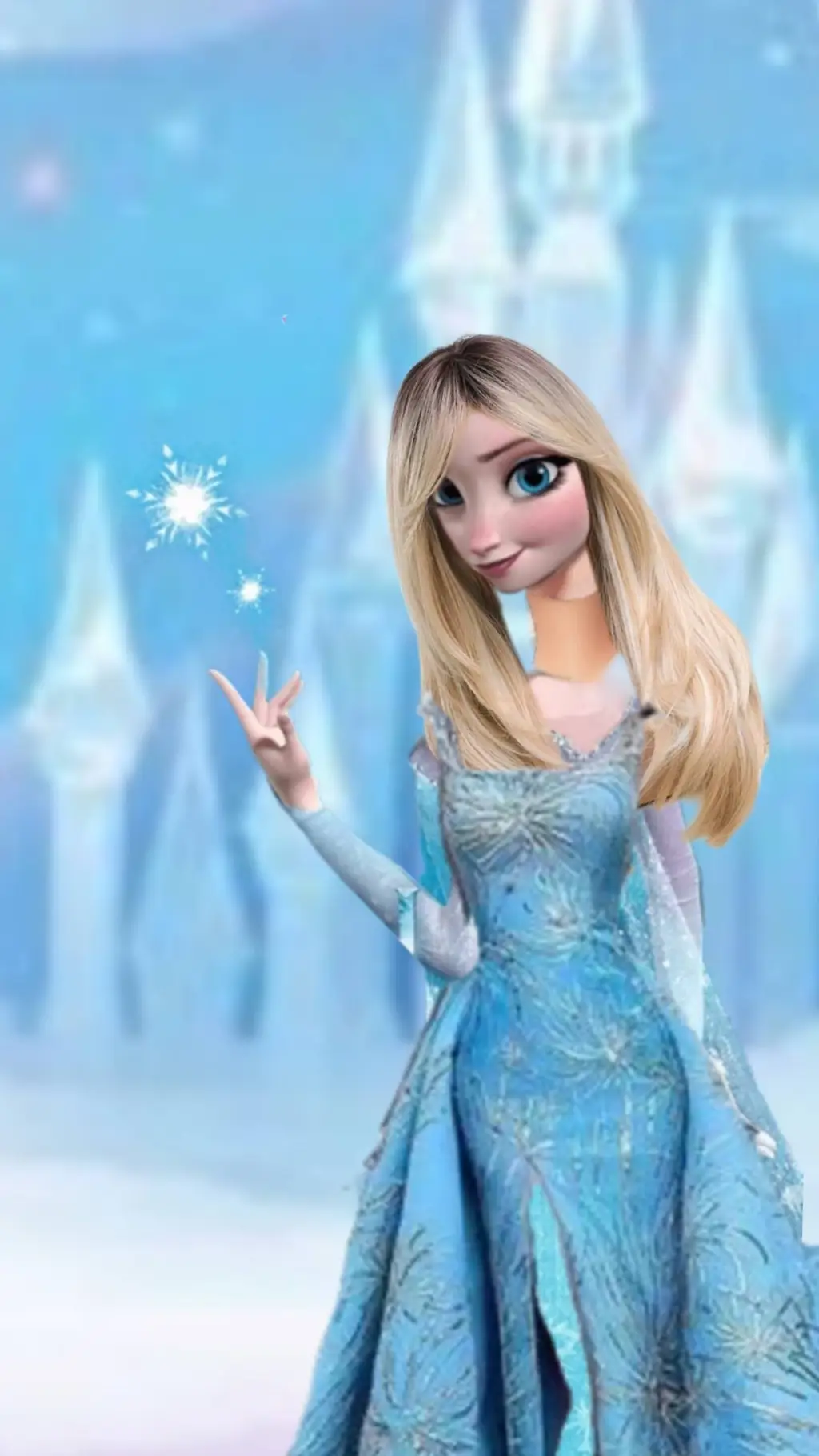 ai character: ripoff Elsa background