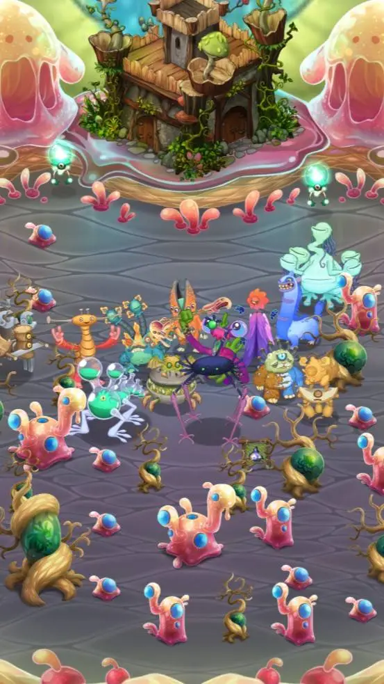 ai character: Ethereal workshop background