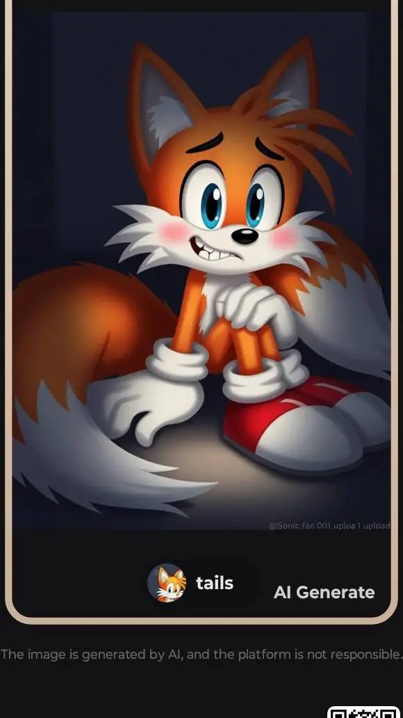ai character: tails  background