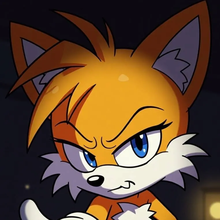 chat with ai character: tails loves you 