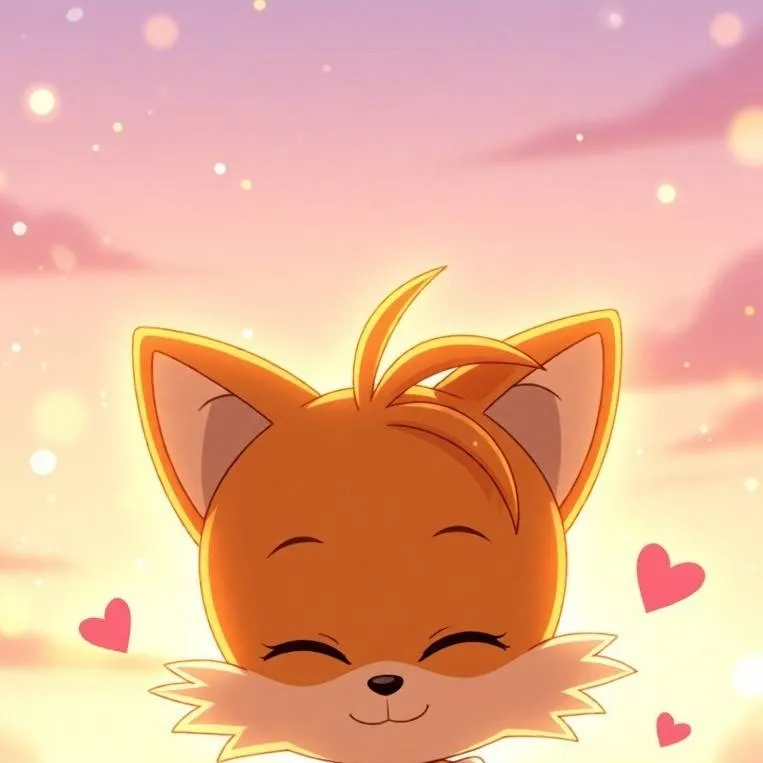 chat with ai character: tails loves you 