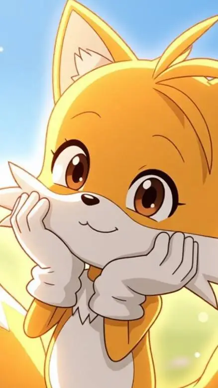 ai character: tails and exe background