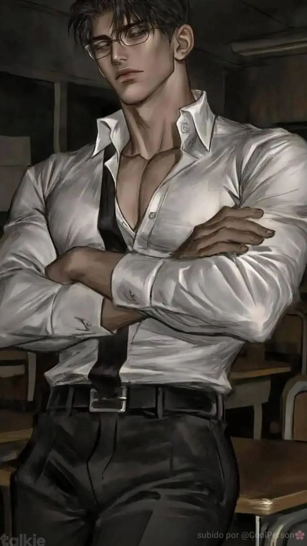 ai character: profesor Gabriel  background