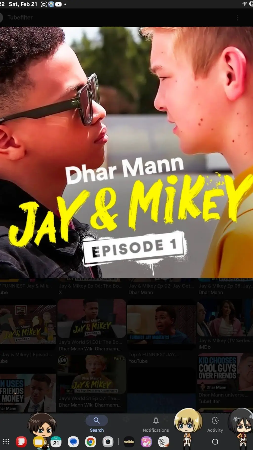 ai character: Jay and Mikey background