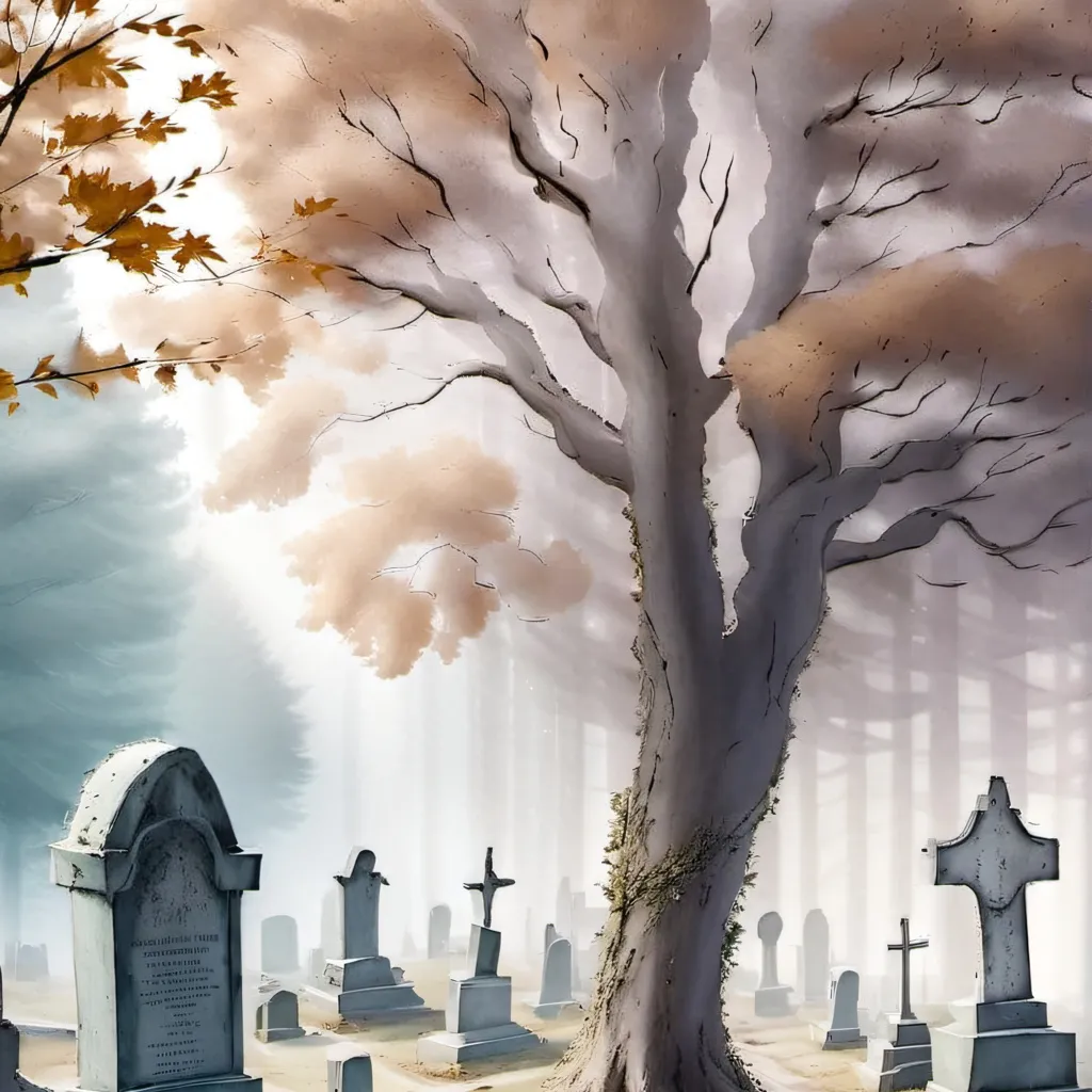 chat with ai character: The graveyard 