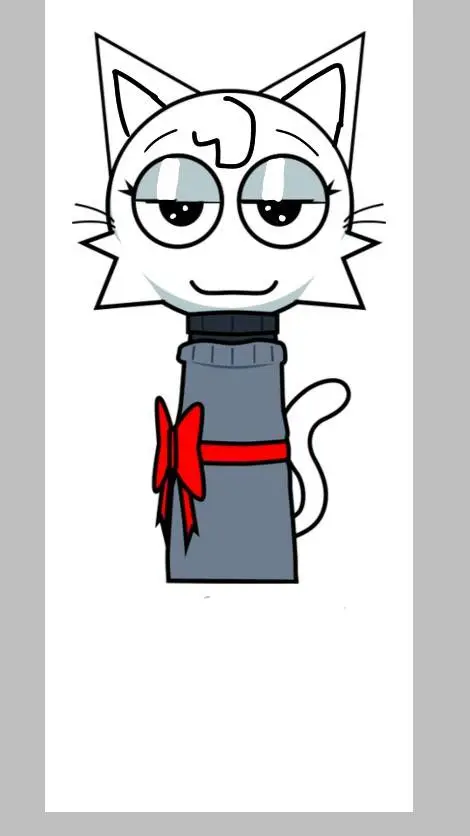 ai character: Dw x Sprunki  background