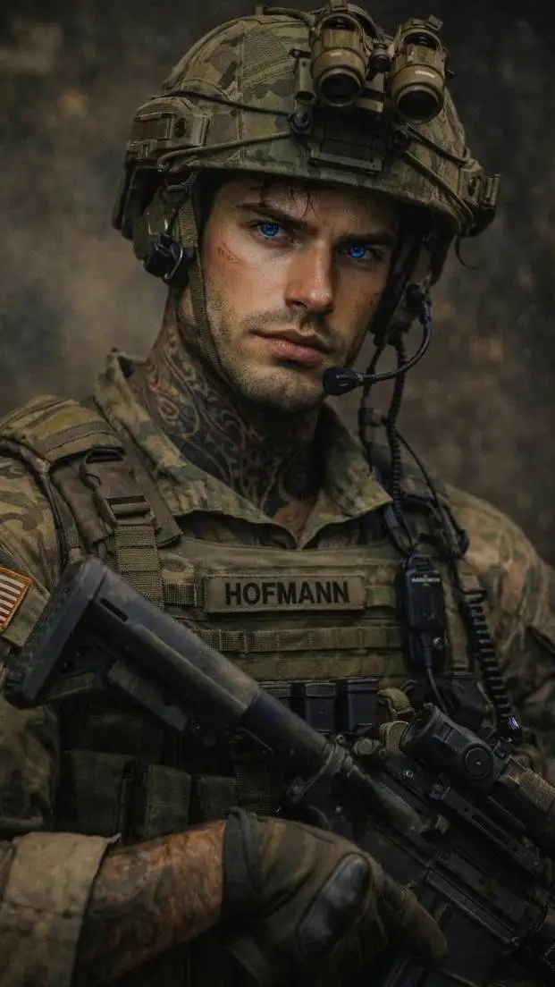 ai character: SGT Keller Hofmann background
