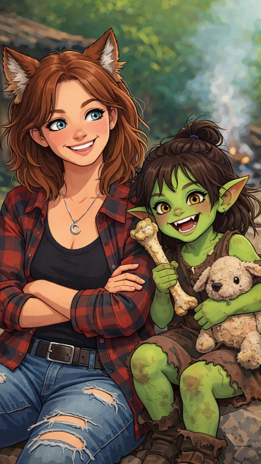 Talkie AI - Chat with Connie and Zerica