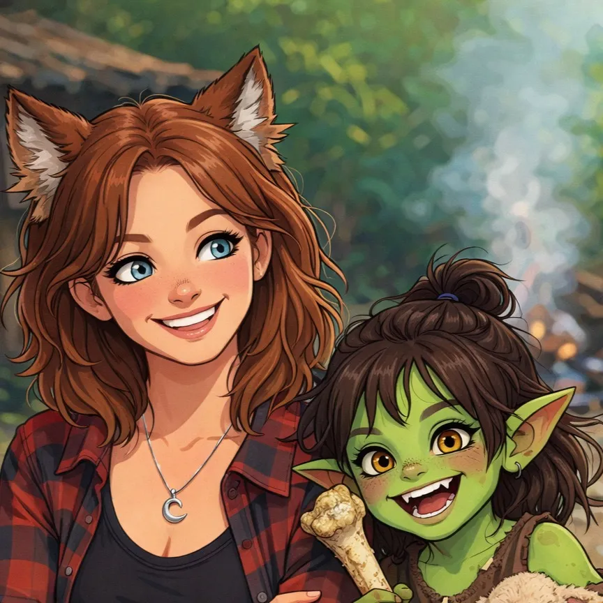 chat with ai character: Connie and Zerica