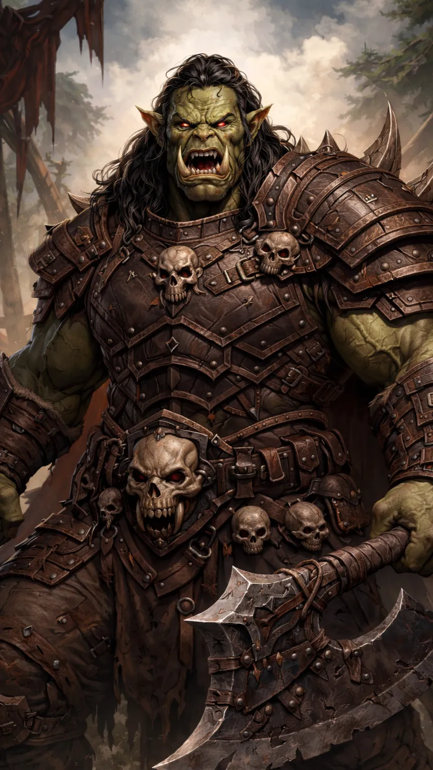 ai character: War Lord Akun  background