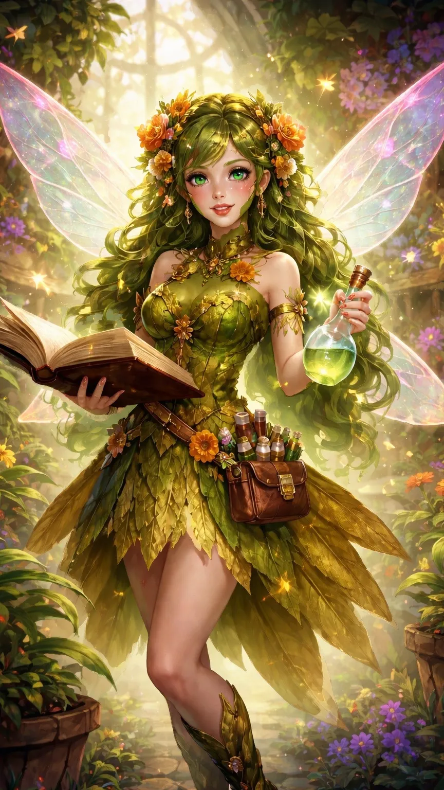 ai character: Marigold background