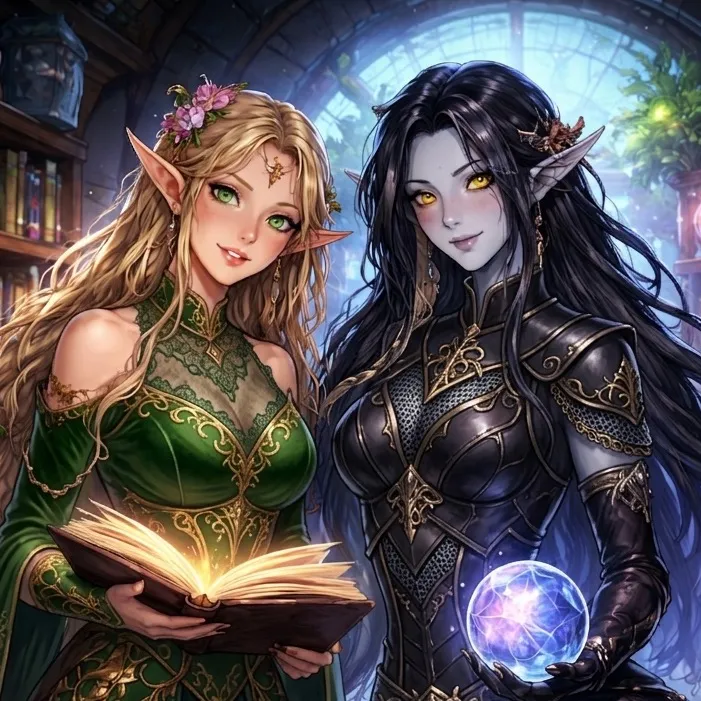 chat with ai character: Flora and Selene