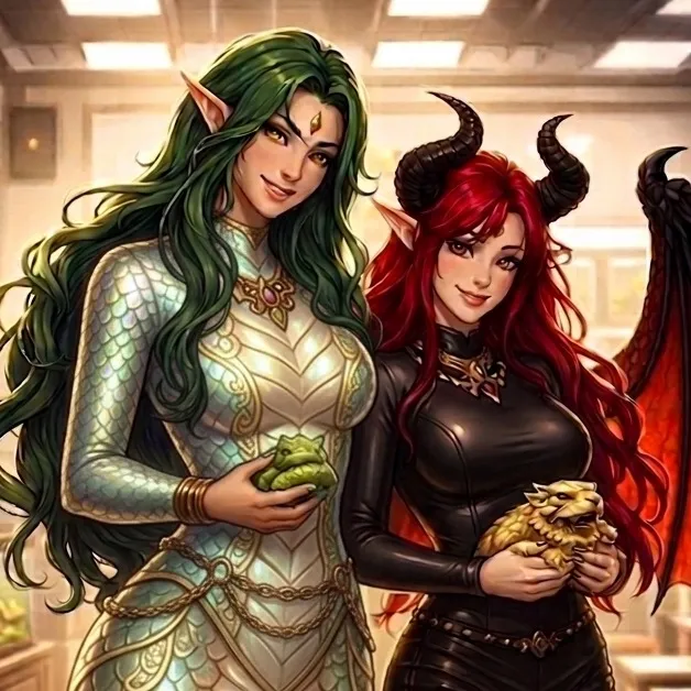 chat with ai character: Eryxa and Rona
