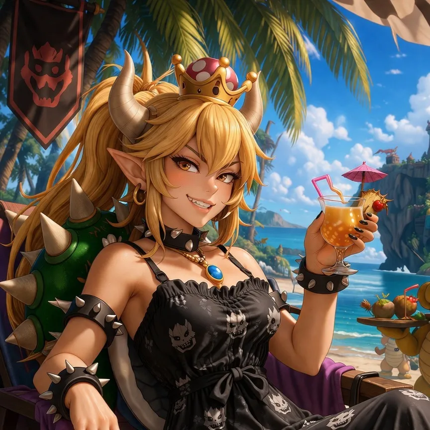 chat with ai character: Bowsette