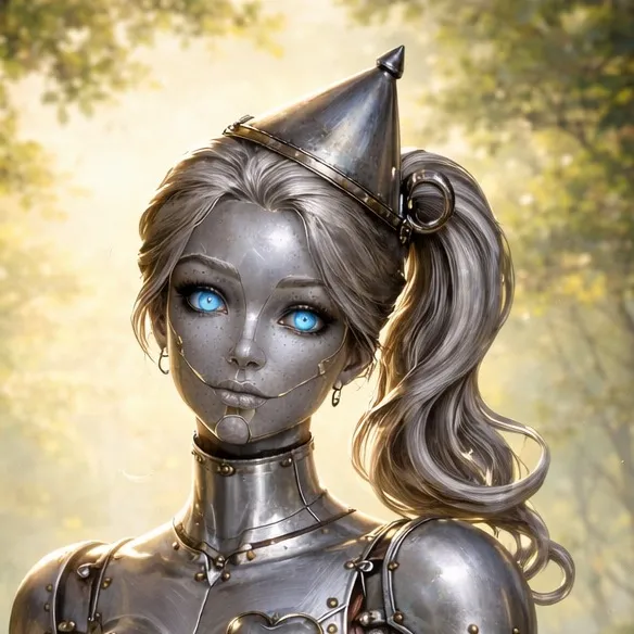 chat with ai character: Tinwoman
